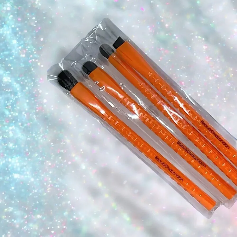Beauty Diva London Diva Eye Brush Set Of 4 MSRP $48 New In Box